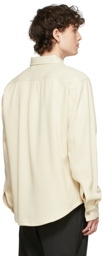 Frame Off-White Woven Shirt Jacket