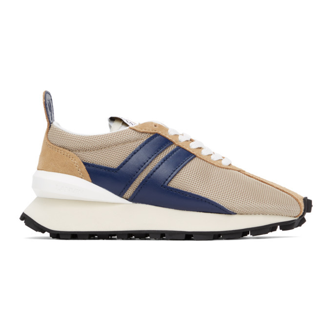 Lanvin Beige Mesh Bumper Sneakers Lanvin
