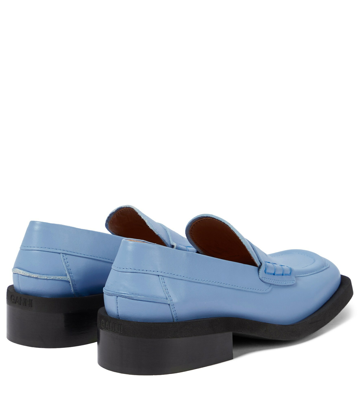 GANNI leather loafers 40