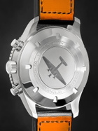 IWC Schaffhausen - Pilot's Timezoner Automatic Chronograph 46mm Stainless Steel and Leather Watch, Ref. No. IW395001