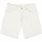 MKI Men's 16oz Denim Shorts in Off White