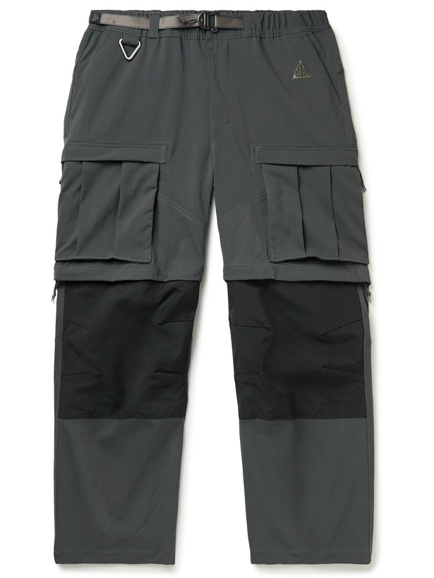 Photo: NIKE - NRG ACG Smith Summit Stretch-Nylon Cargo Trousers - Gray