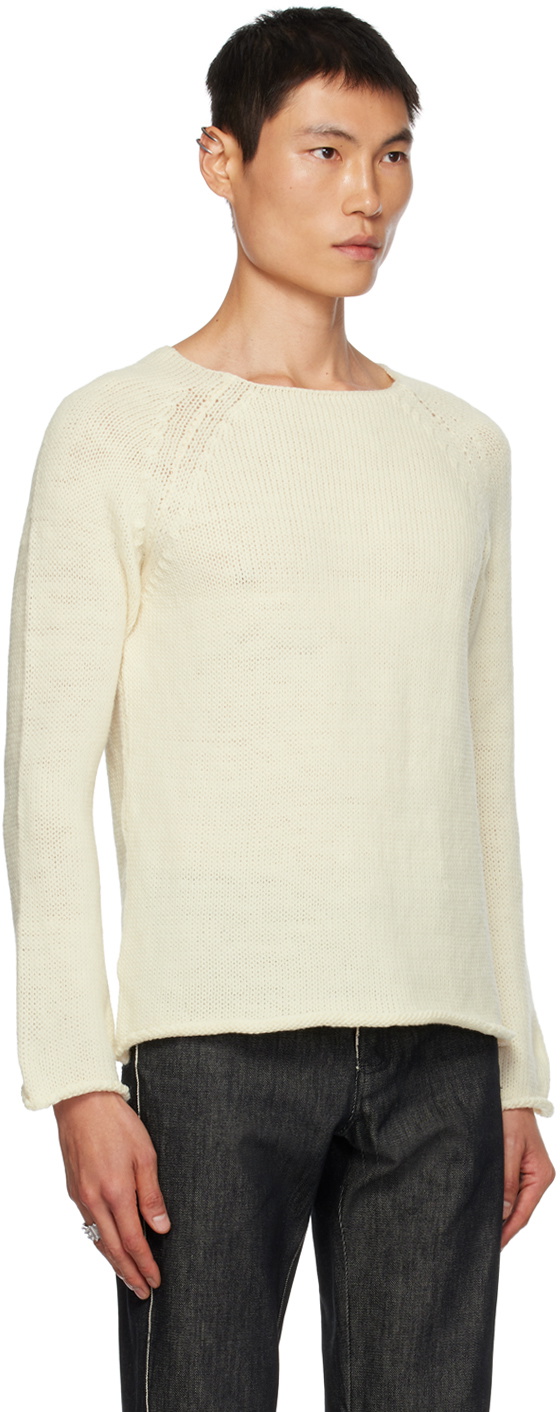 Gabriela Coll Garments Off-White No.246 Sweater Gabriela Coll