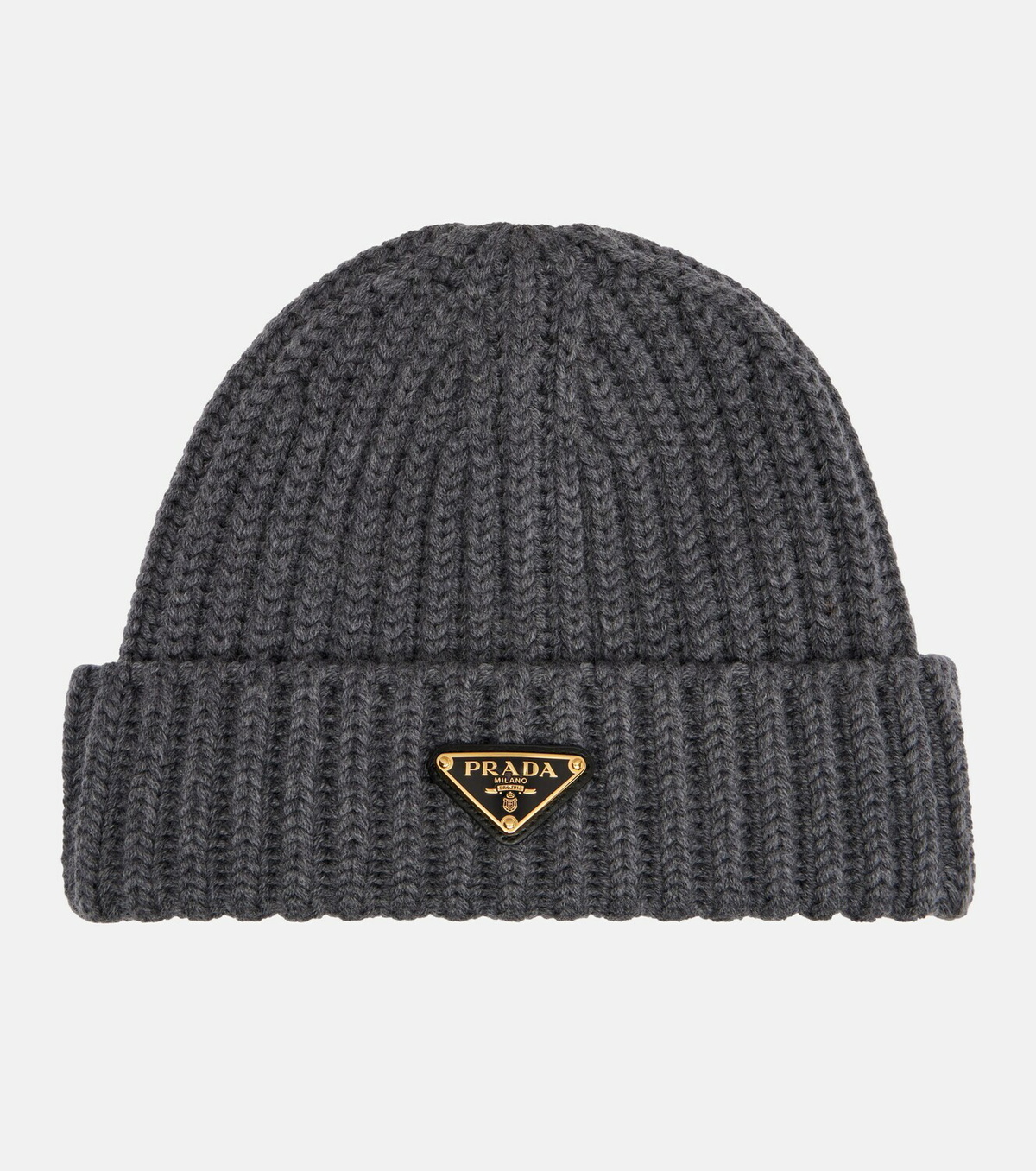 Prada Ribbed-knit wool and cashmere beanie