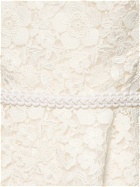 GIAMBATTISTA VALLI - Flower Macramé Cotton Mini Dress