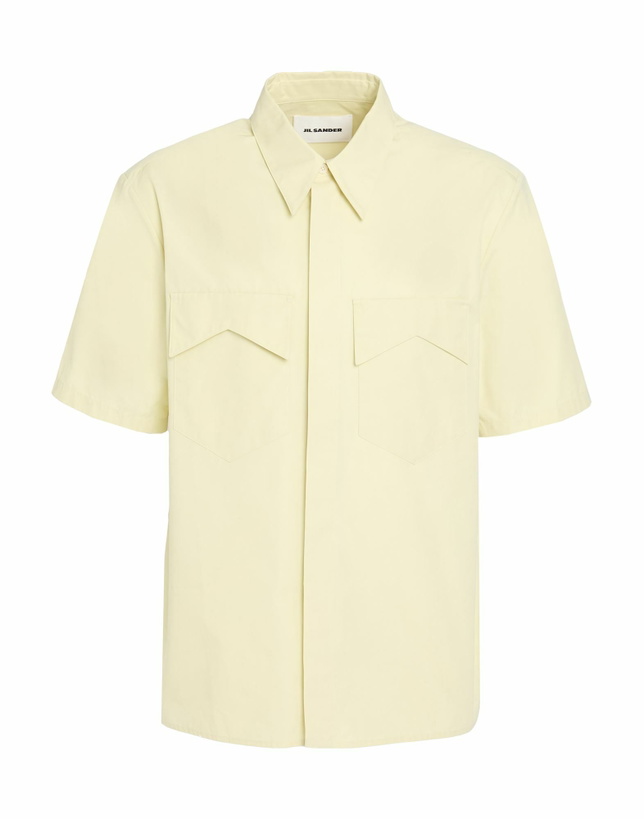 Photo: Jil Sander Mens Shirt Pastel in Yellow