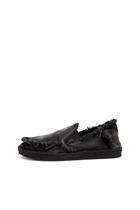 Diesel Espadrille loafers in distressed denim - Lace Ups and Mocassins Mens in Black
