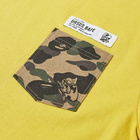 A Bathing Ape Men's Ursus Camo Pocket T-Shirt in Yellow