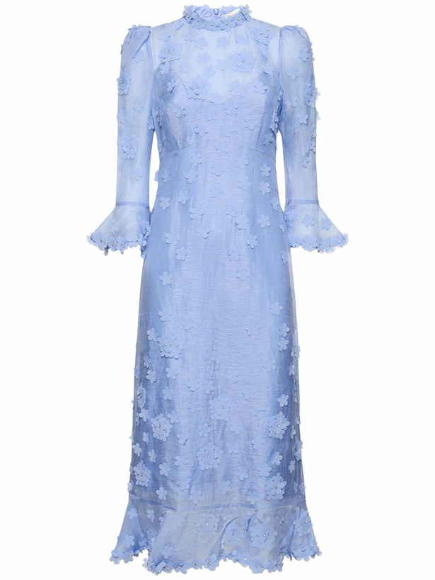 Photo: ZIMMERMANN - Matchmaker Lift Off Silk & Linen Dress