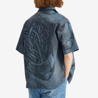 Daily Paper Men's Braids Denim Shirt in Multi-Colored