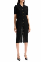 VERSACE knitted blouse shirt Black