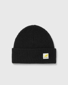 Jw Anderson Logo Patch Beanie Black Beanies