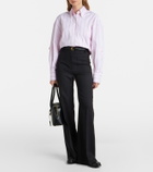 Thom Browne Striped cotton poplin shirt