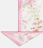 Ferragamo Floral silk scarf