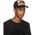 Dsquared2 Black Patch Embroidered Baseball Cap