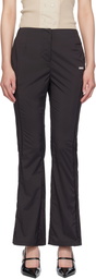 AMOMENTO Gray Side Vent Trousers