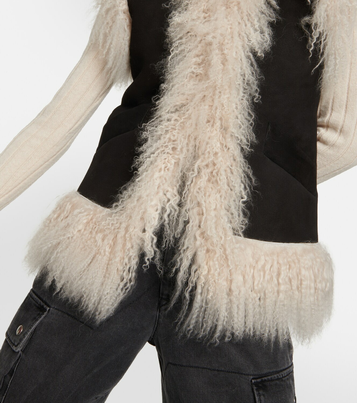 Dodo Bar Or Shearling-trimmed vest