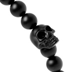 ALEXANDER MCQUEEN - Skull Resin Beaded Bracelet - Black