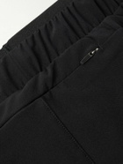 DISTRICT VISION - Straight-Leg Panelled Stretch-Jersey Shorts - Black