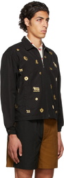 Bode Black Appenzeller Ohio Jacket