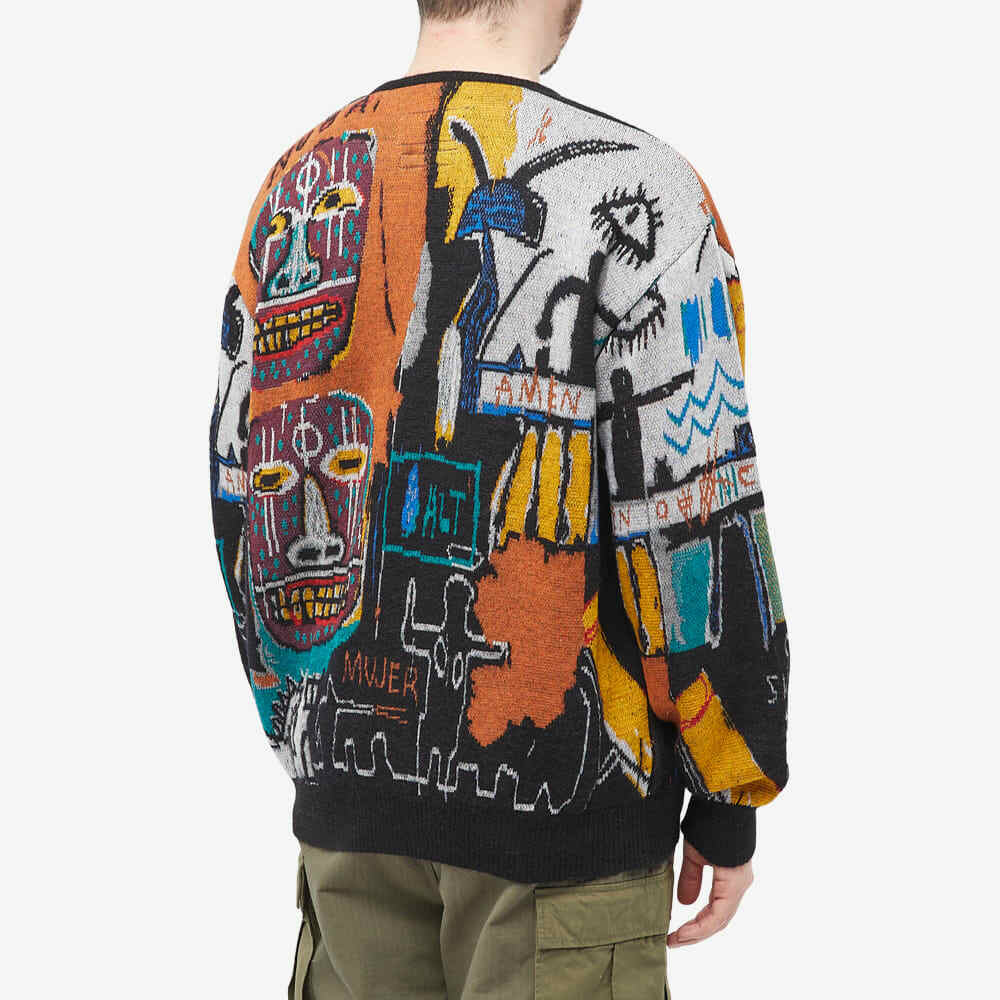 WACKO MARIA JEAN-MICHEL BASQUIAT カーディガン Wacko Maria Mens Jean-Michel Basquiat Cardigan (Type-3) – Extra Butter