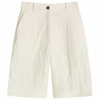 Studio Nicholson Women's Wide Leg Shorts in Parchment