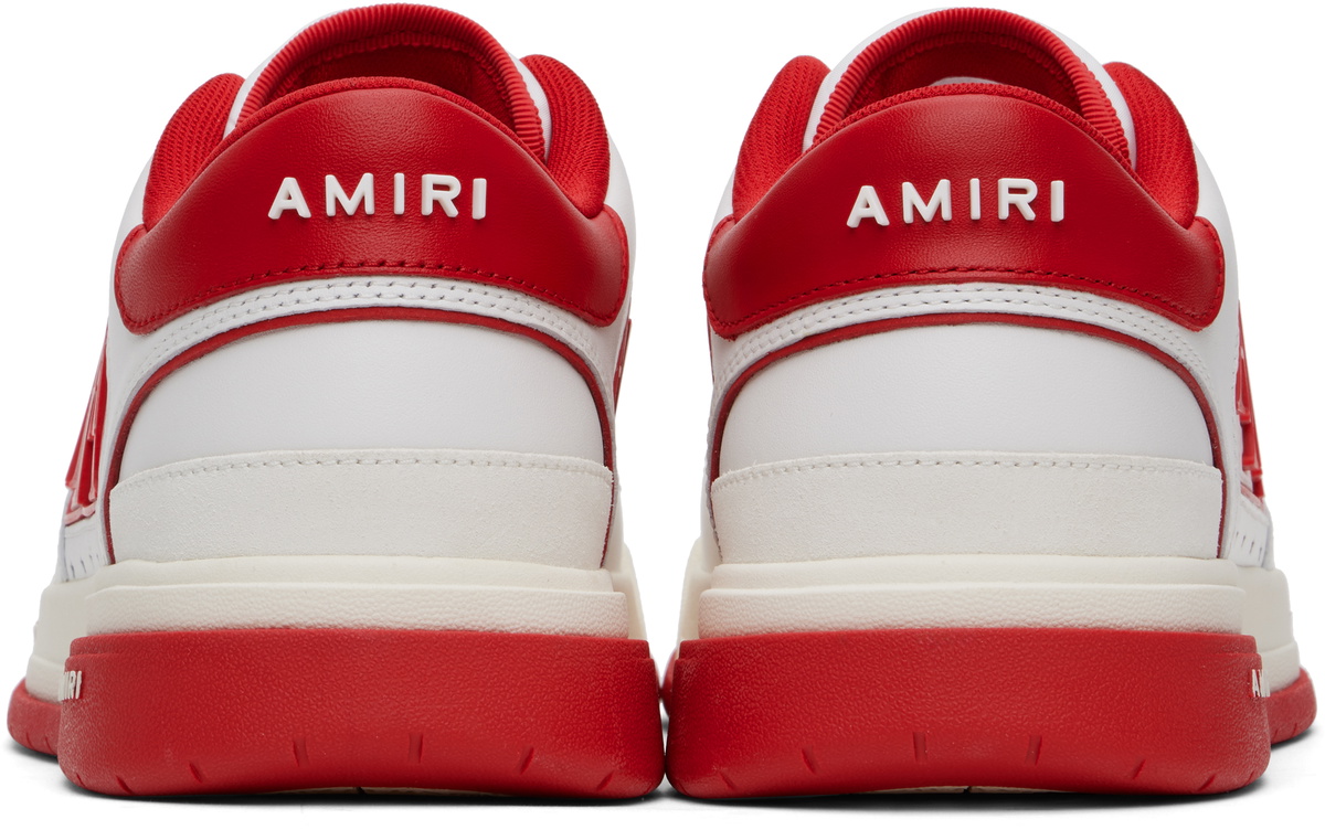 スニーカー AMIRI Sneakers White Red AMIRI White & Red Classic Low Sneakers Amiri