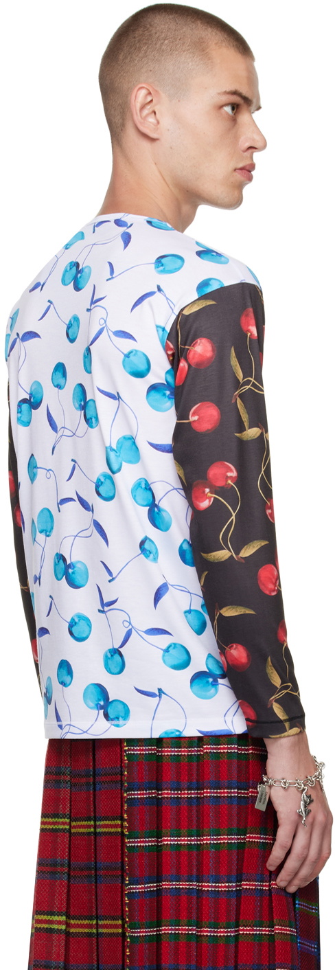 DUELLING CHERRIES FITTED JERSEY TOP