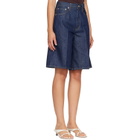 AGOLDE Navy Nolan Denim Shorts