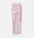 Pucci Iride cotton beach cover-up