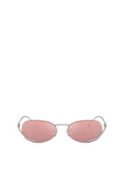 Diesel Oval sunglasses - Sunglasses - Unisex - Pink