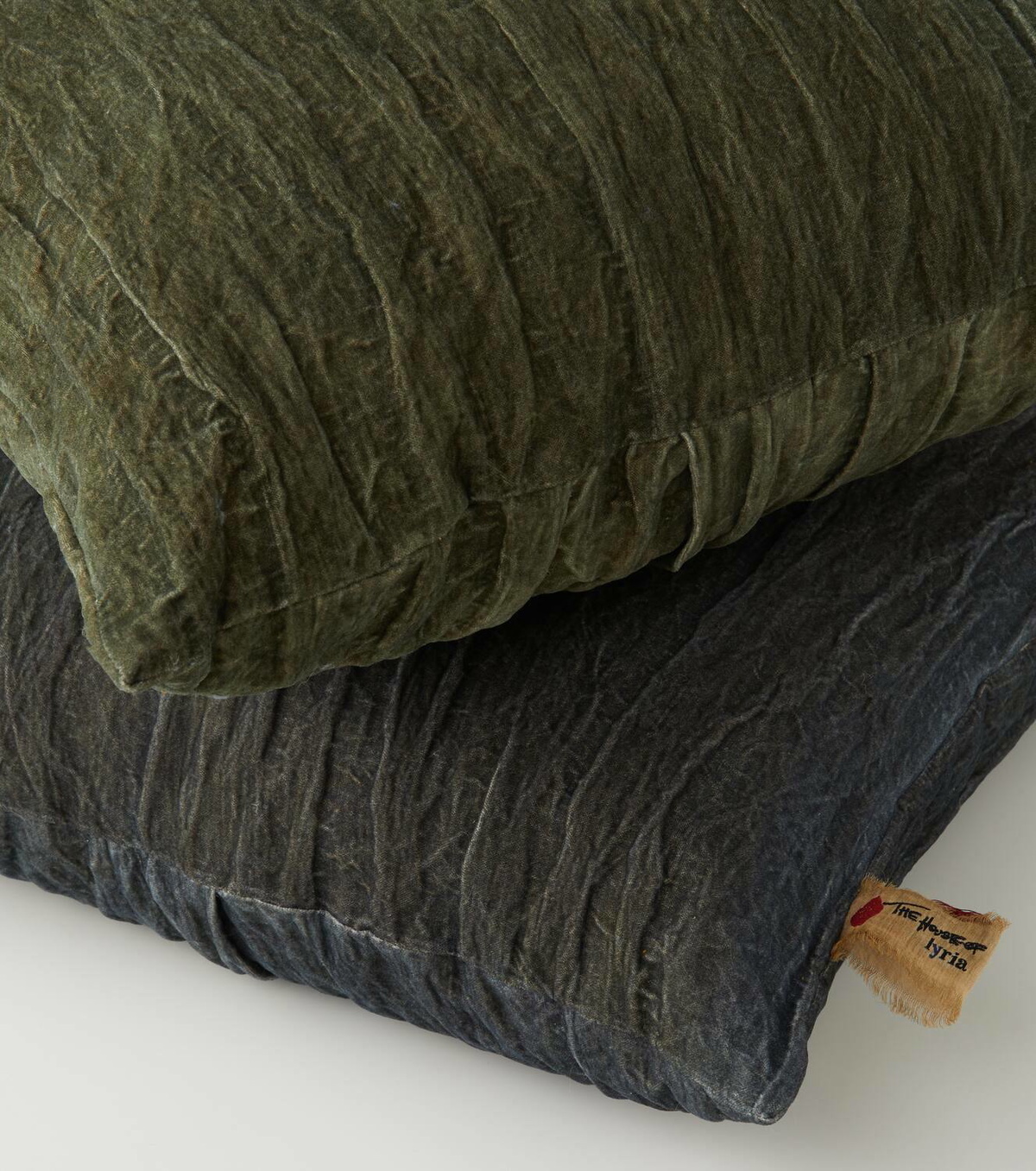 The House of Lyria Paesaggio cotton-blend cushion