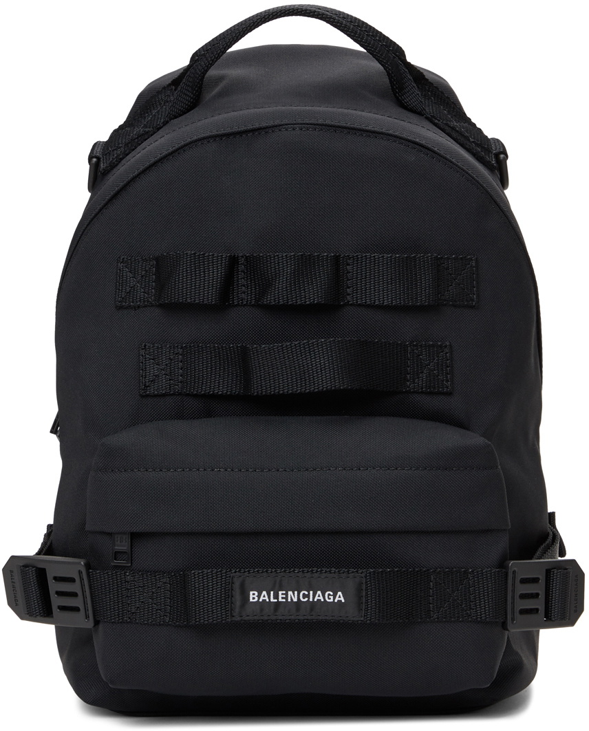 Balenciaga Black Small Multicarry Army Backpack Balenciaga display picture 2
