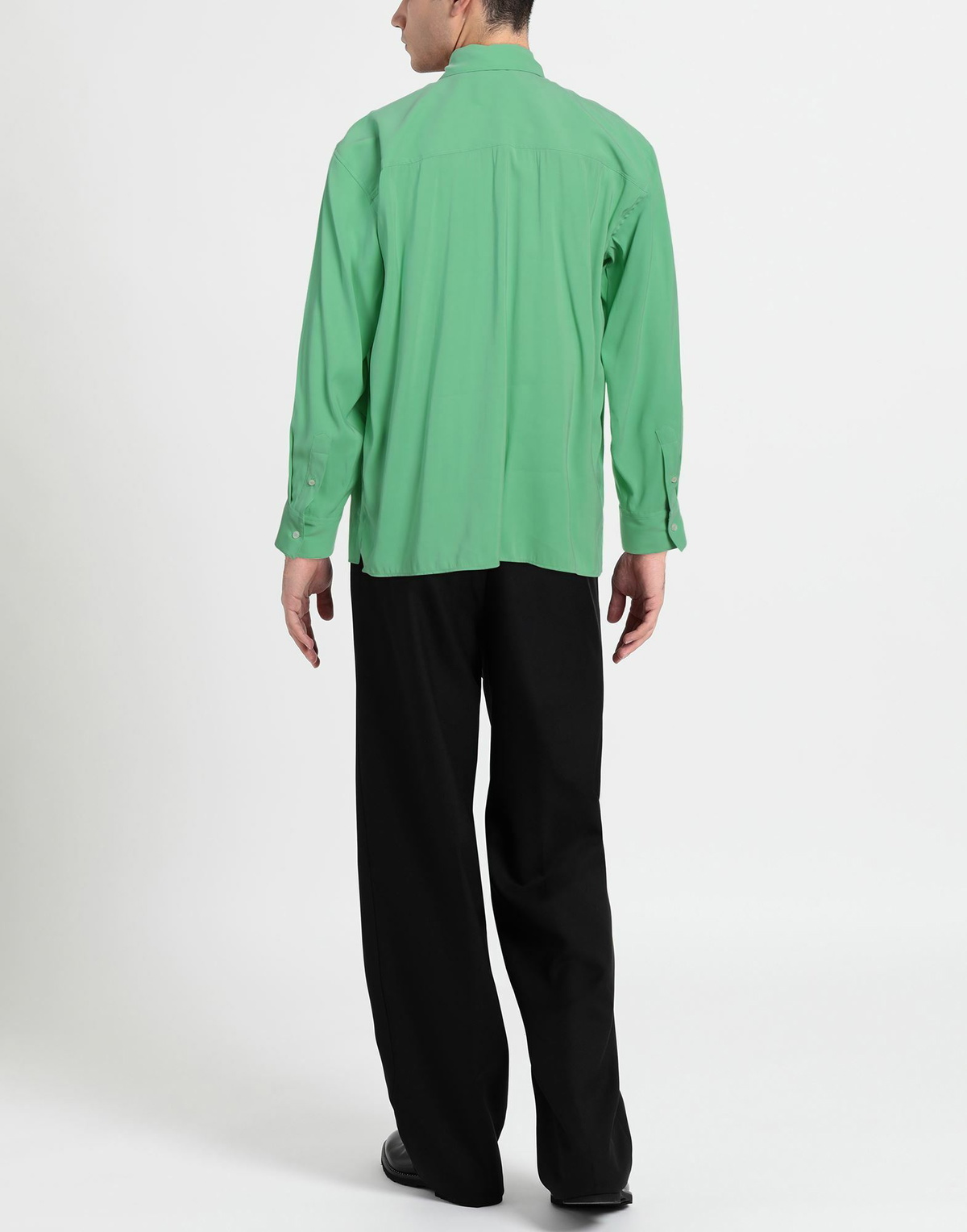 Msgm Mens Shirt Light in Green