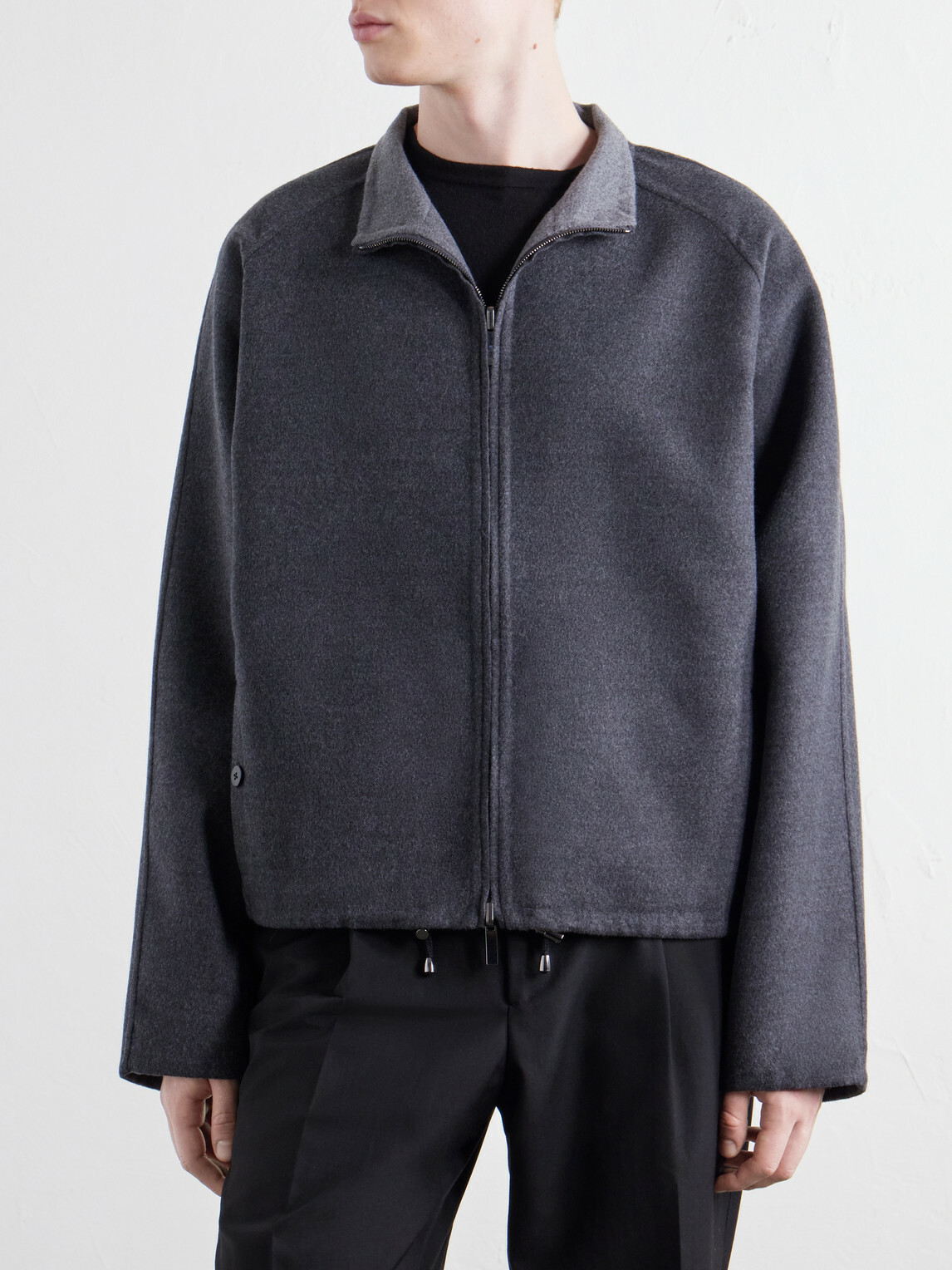 Stòffa - Reversible Wool-Fleece Jacket - Gray