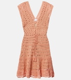 Anna Kosturova Jennifer crochet cotton minidress
