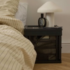 HAY Cube Recycled Colour Crate in Charcoal 