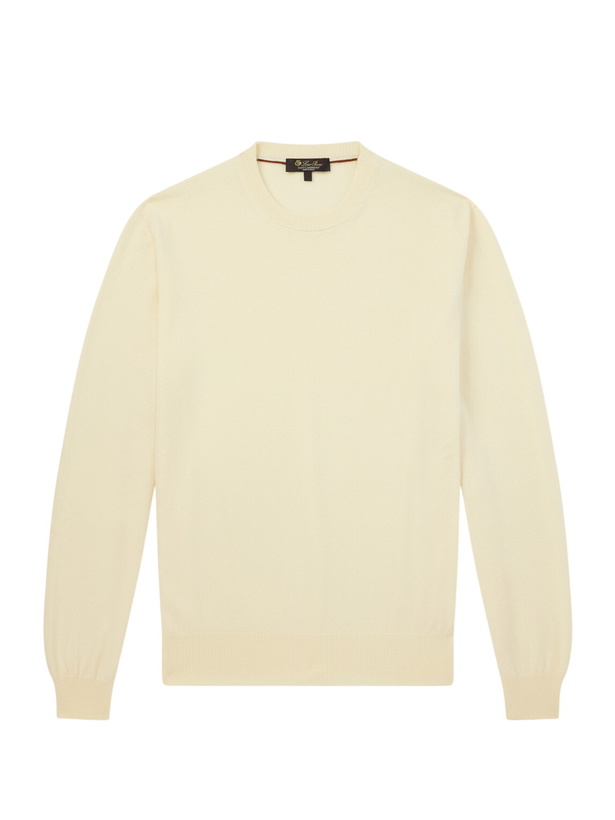 Photo: Loro Piana - Slim-Fit Baby Cashmere Sweater - Yellow