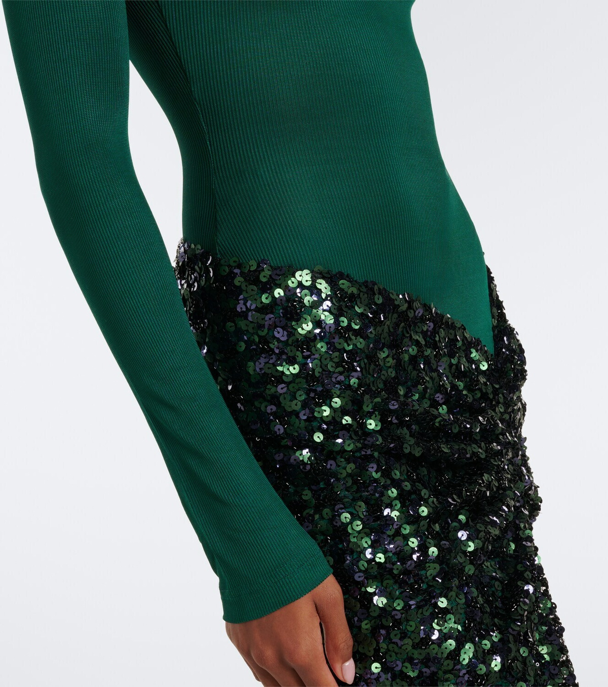 Christopher Esber Gathered sequined gown