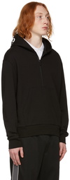 Moncler Black Cotton Hoodie