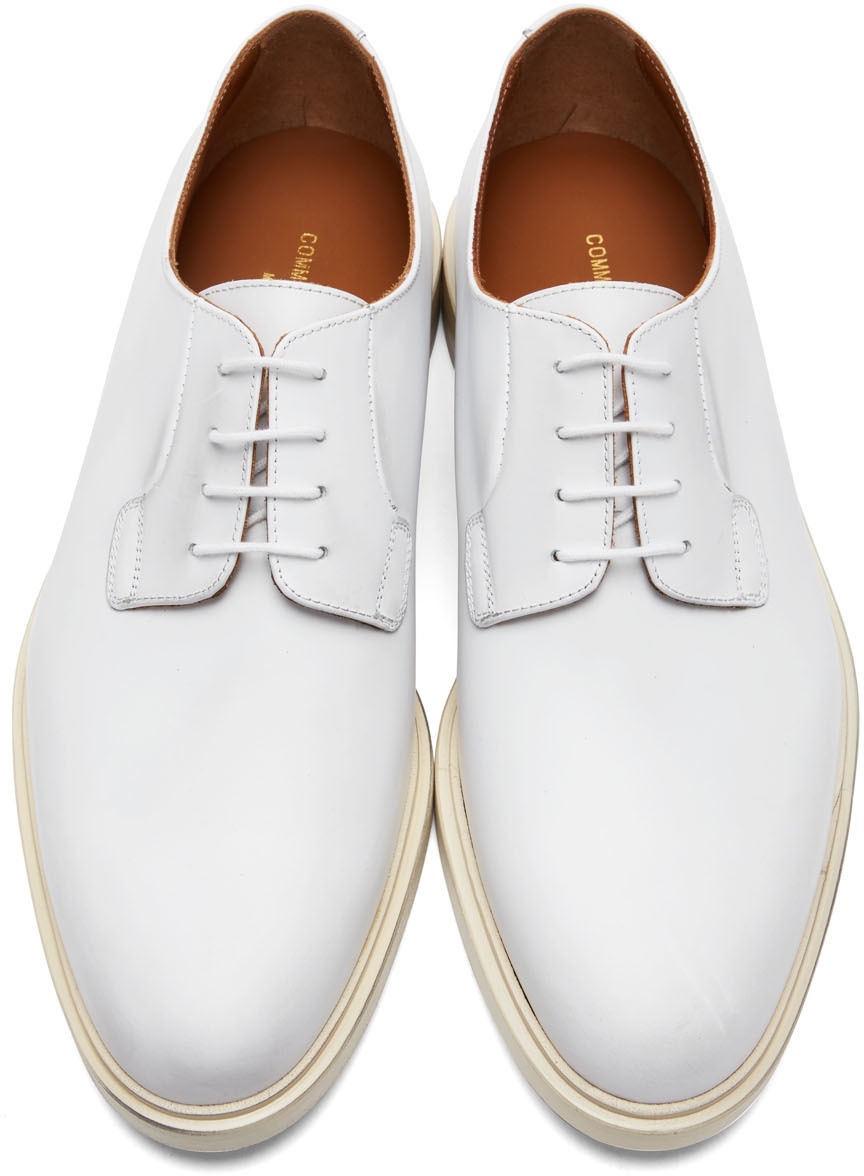 Common Projects White Smudged Derbys Common Projects