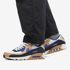 Nike Men's Air Max 90 Gore-Tex Sneakers in Summit White/Lapis