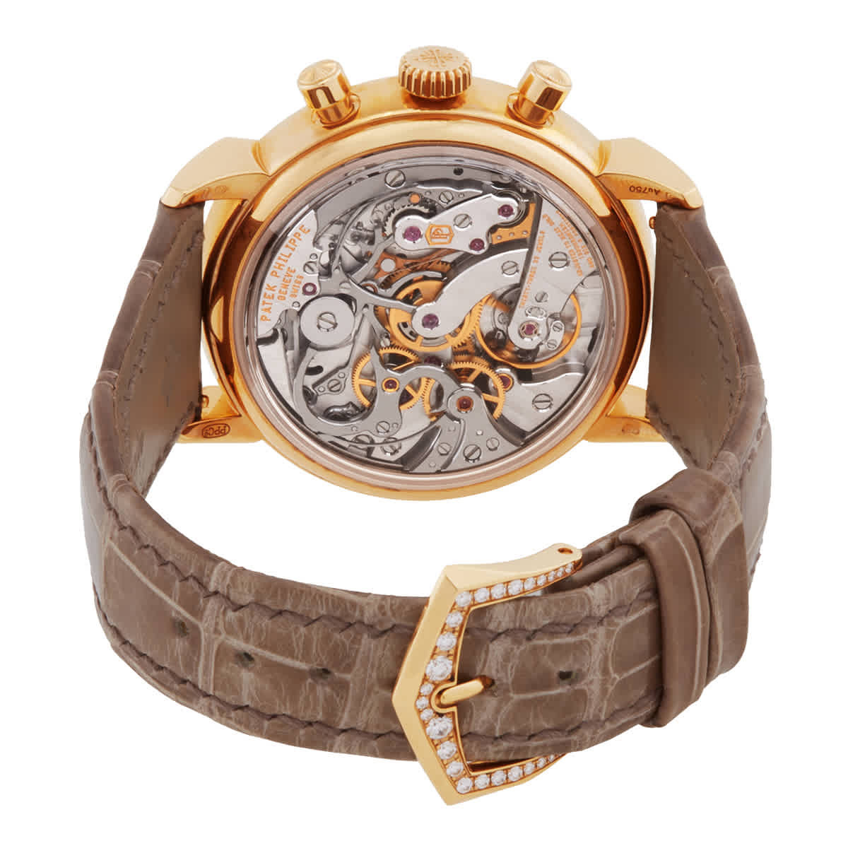 Patek Philippe Complications Silvery Opaline Dial Ladies Hand Wound Diamond Watch 7150/250R-001
