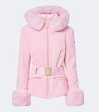 Goldbergh Prezioso belted hooded technical ski jacket