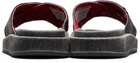 Diesel Black Sa-Slide Cris Cros Sandals