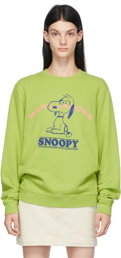 Photo: Marc Jacobs Green Peanuts Edition 'I Feel Mean' Sweatshirt