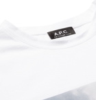 A.P.C. - Printed Cotton-Jersey T-Shirt - Men - White