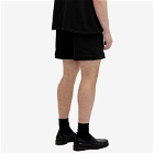 Jil Sander Men's Brushed Cotton Terry Shorts in Black