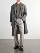 Graphpaper - Ripple Wool and Cotton-Blend Jersey T-Shirt - Gray