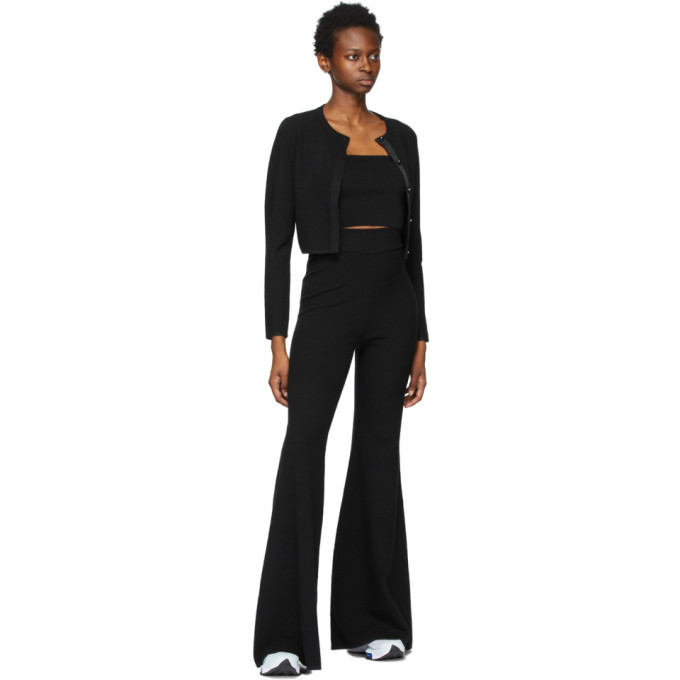 Victor Glemaud Black Cropped Cardigan